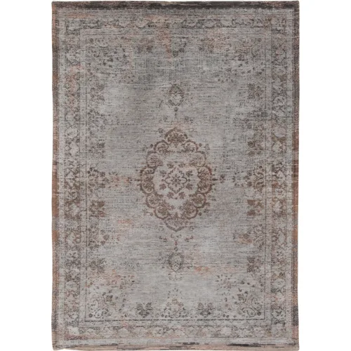LIVIQUE, Teppich Medallion Grau/Braun Polyester 170 cm 240 cm - Farbe: Dunkelgrau, Hellgrau, Braun - Teppich