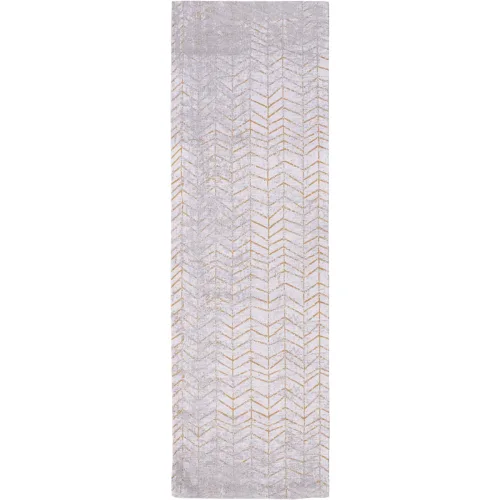LIVIQUE, Teppich Jacob's Ladder Gelb Polyester 80 cm 250 cm - Teppich