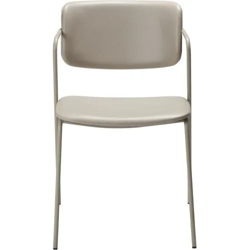 DAN-FORM Stuhl Zed Grau Kunstleder 56 cm - Material: Polyurethan - Stuhl