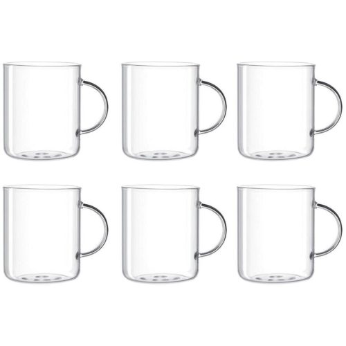 Leonardo - Teetasse Novo 400 ml, 6 Stück, Transparent, 0.4L