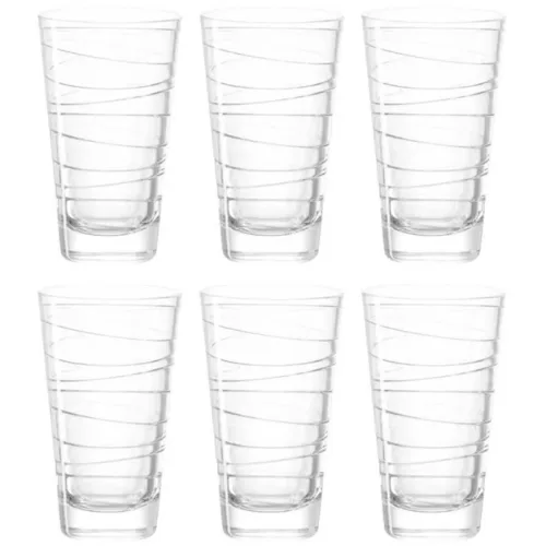 Leonardo, Leonardo - Longdrinkglas, 6 Stück, 280 ml, Transparent