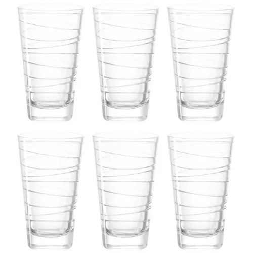 Leonardo - Longdrinkglas, 6 Stück, 280 ml, Transparent