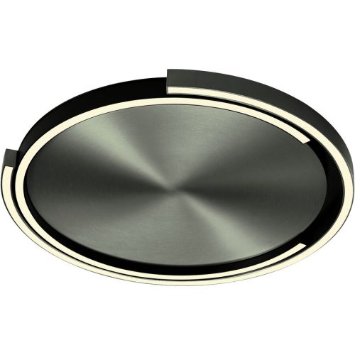Designer-Deckenlampe Bankamp Rings bronze/anthrazit dimmbar D 55 cm - LED - Lichtfarbe: Extra warmweiss - Material: Aluminium/Acryl -