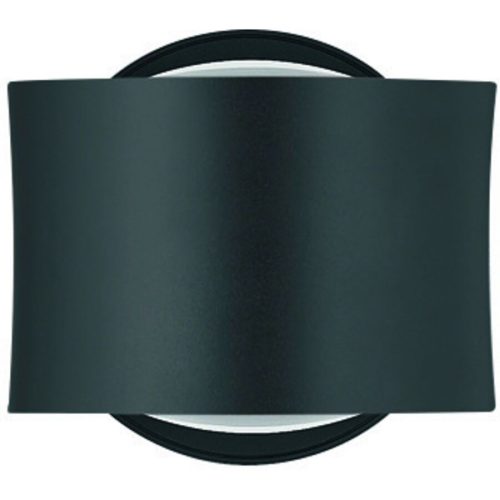 Designer-Wandlampe Bankamp Impulse schwarz dimmbar - LED - Lichtfarbe: Extra warmweiss - Material: Aluminium/Eisen/Glas - Designer-Wandlampe- LED