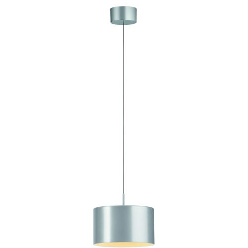 Designer-Pendellampe Bankamp Grand Metal aluminium matt dimmbar D 16 cm - LED - Lichtfarbe: Extra warmweiss - Material: Aluminium/Eisen/Acryl -
