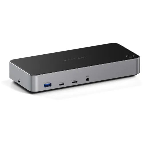 Satechi, Satechi - Triple 4K Display Docking Station mit 12 Ports, Spacegrau, One Size