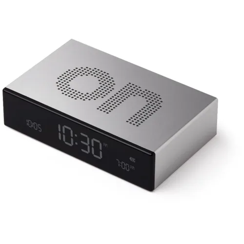 Lexon, Lexon Flip Premium Grau Wecker – Wecker digital