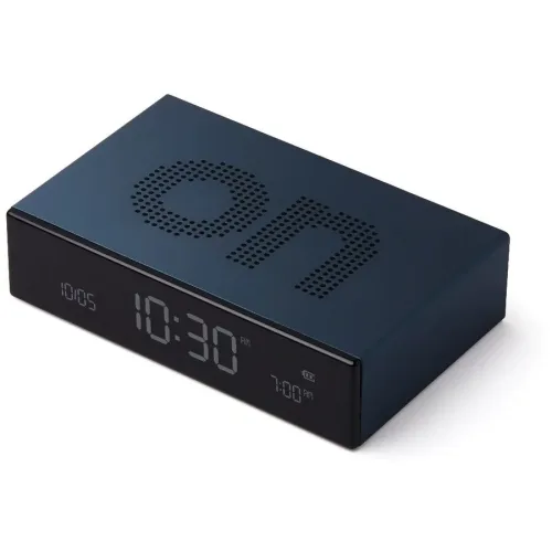 Lexon, Lexon Flip Premium Blau Wecker – Wecker digital