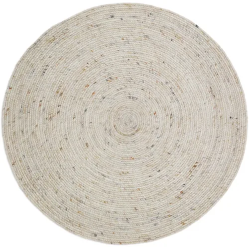 LIVIQUE, Teppich Juha Beige Stoff 160 cm 160 cm - Teppich