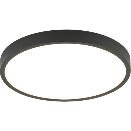 Deckenlampe Bully Schwarz Aluminium 2.4 cm - LED - Lichtfarbe: Warmweiss - Deckenlampe- LED Energiesparlampe