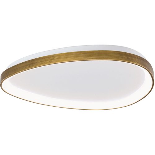 Deckenlampe Charlie Aluminium 6 cm - Farbe: Altmessing - Lichtfarbe: Warmweiss - Deckenlampe
