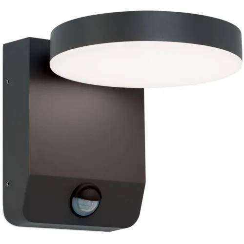 LIVIQUE, Sensorlampe Hendryk Schwarz Aluminium 12.3 cm 16 cm - Lichtfarbe: Extra warmweiss - Sensorlampe