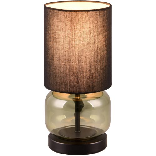 Tischlampe Olly Schwarz Metall 28.5 cm - Farbe: schwarz matt - Tischlampe