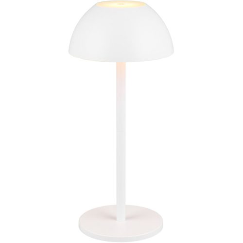 Tischlampe Dracir Weiss Kunststoff 30 cm - Farbe: weiss matt - LED - Tischlampe- LED Energiesparlampe
