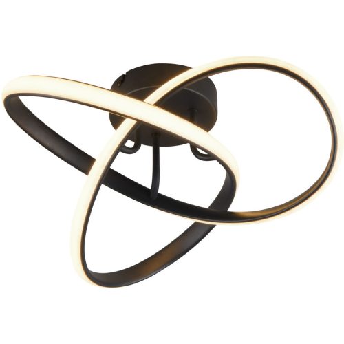 Deckenlampe Omer Schwarz Metall 15 cm - Farbe: schwarz matt - LED - Deckenlampe- LED Energiesparlampe
