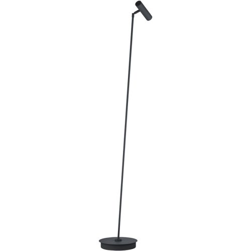 Stehlampe Tom Pro Schwarz Metall 137 cm - LED - Lichtfarbe: Extra warmweiss - Helles Neutralweiss - Stehlampe- LED Energiesparlampe