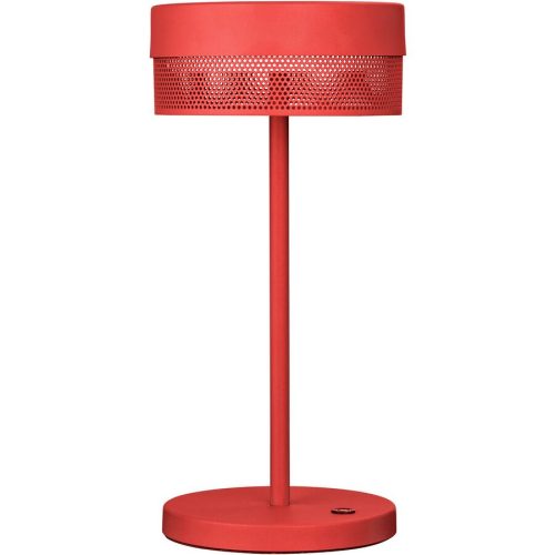 Tischlampe Mesh Orange Metall 14.5 cm 30 cm - Farbe: peach - LED - Lichtfarbe: Extra warmweiss - Tischlampe- LED Energiesparlampe
