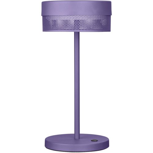 Tischlampe Mesh Lila Metall 14.5 cm 30 cm - Farbe: violett - LED - Lichtfarbe: Extra warmweiss - Tischlampe- LED Energiesparlampe