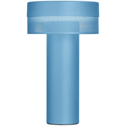 Tischlampe Mesh Blau Metall 14.5 cm 24 cm - Farbe: Pastellblau - LED - Lichtfarbe: Extra warmweiss - Tischlampe- LED Energiesparlampe