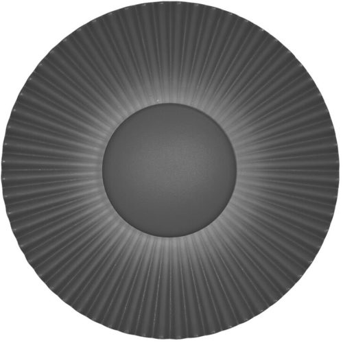 Wandlampe Shelly Schwarz Metall 16 cm - LED - Lichtfarbe: Extra warmweiss - Wandlampe- LED Energiesparlampe
