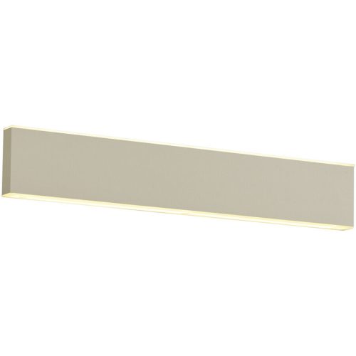 Wandlampe Delta-B Beige Metall 30 cm 4 cm - Farbe: sand - LED - Lichtfarbe: Extra warmweiss - Wandlampe- LED Energiesparlampe