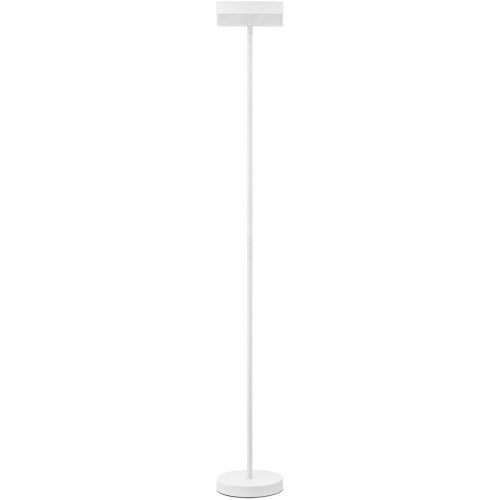 Stehlampe Mesh Weiss Metall 16 cm 120 cm - LED - Lichtfarbe: Extra warmweiss - Stehlampe- LED Energiesparlampe