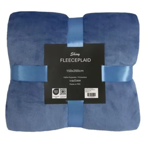 Flair - Fleece Decke, 150x200cm, Stahlblau