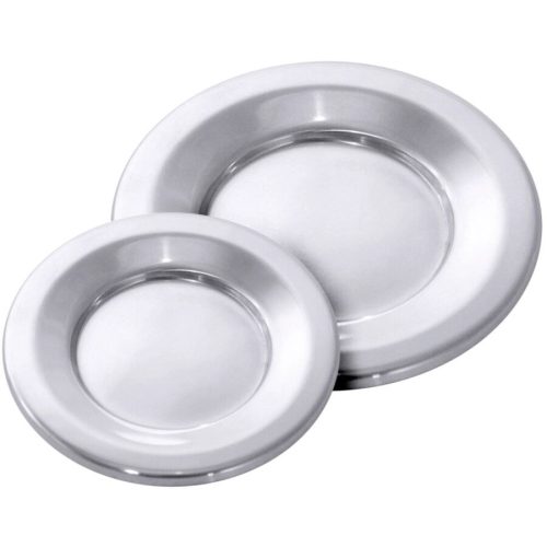 Untersetzer Contacto Bander Silber Edelstahl 14 cm - Untersetzer
