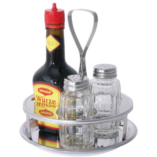 Contacto Bander Silber Edelstahl 0 cm 14 cm 13.5 cm - Salz- und Pfeffermühlen-Set