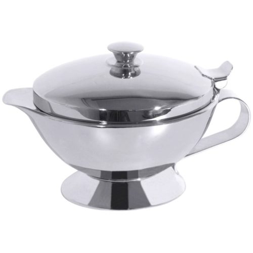 Sauciere Contacto Bander Silber Edelstahl 12.5 cm 11.5 cm 0.4 l - Sauciere