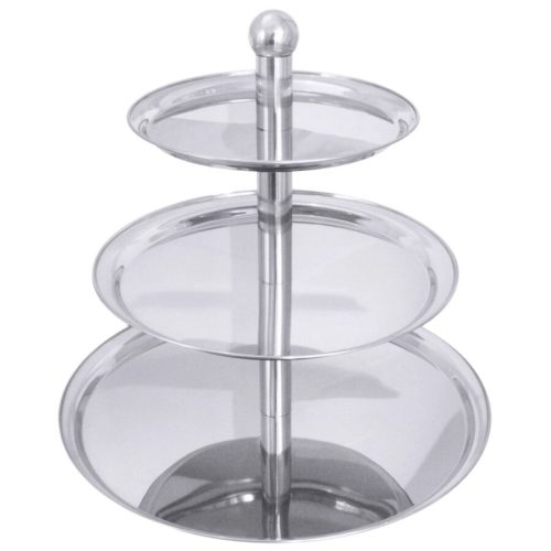 Etagère Contacto Bander Silber Edelstahl 49 cm - Etagère
