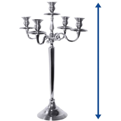 Kerzenständer Contacto Bander Silber Aluminium 150 cm - Kerzenständer