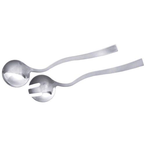 Salatbesteck Contacto Bander Silber Edelstahl - Salatbesteck