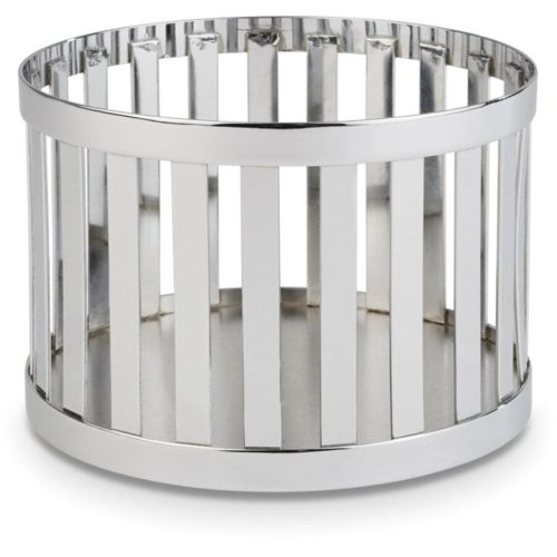 Aps Silber Metall 15 cm 10.5 cm - Farbe: chrom - Servierkorb