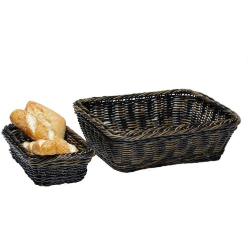 Aps Schwarz/Braun Kunststoff/Edelstahl 7.5 cm - Material: Polypropylen, mit Edelstahldraht im Rand - Servierkorb