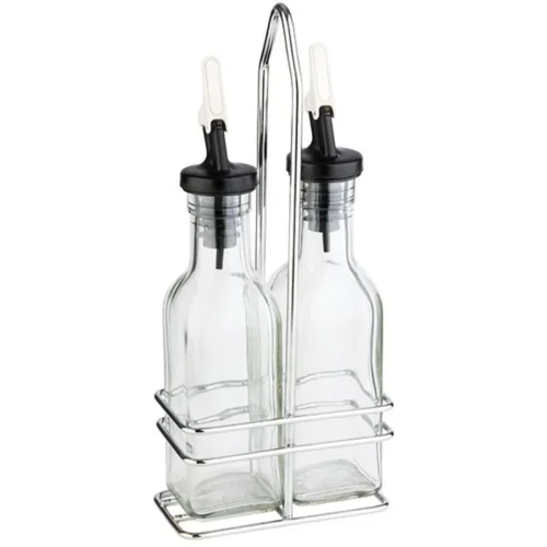 Aps, APS Essig- & Öl-Menage; 120 ml, 5.5x24 cm (BxH); transparent