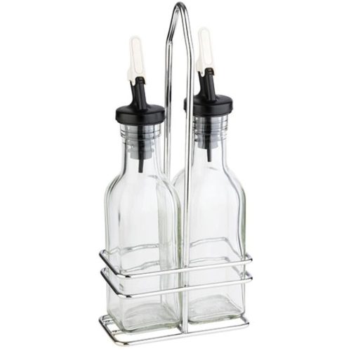 Aps, APS Essig- & Öl-Menage; 120 ml, 5.5x24 cm (BxH); transparent