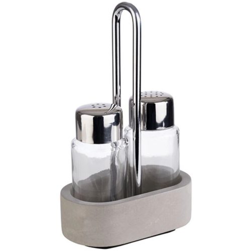 Aps, APS Pfeffer-/Salz-Menage Element; 6x17 cm (BxH); grau