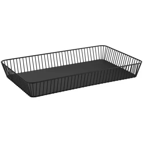 Aps, APS GN 1/1 Korb URBAN; GN 1/1, 53x32.5x7.5 cm (LxBxH); schwarz; rechteckig