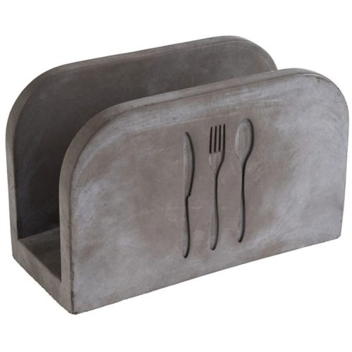 APS Serviettenhalter Element - Farbe: Silber - Material: Schiefer - Serviettenhalter