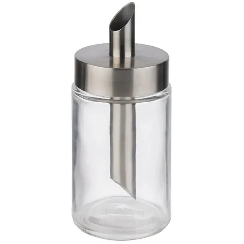 Aps, APS Zuckerdosierer; 200 ml, 6x14.5 cm (ØxH); edelstahl/transparent; rund