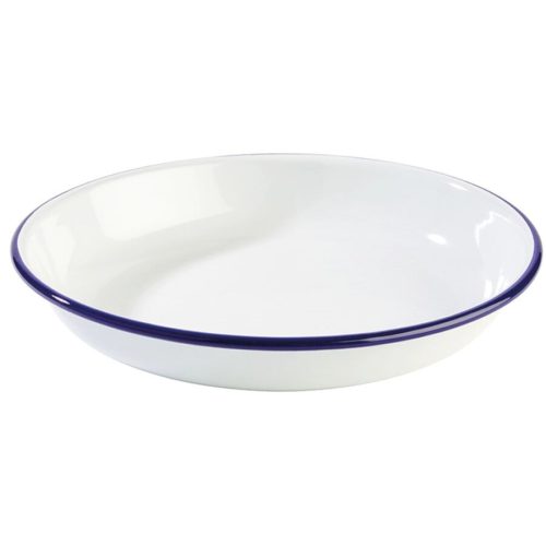 APS Teller Enamelware Blau Blech/Stahl 24 cm - Material: Stahlblech - Teller