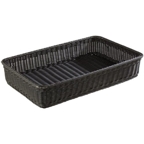 Aps, APS Korb PROFI LINE, GN 1/1; GN 1/1, 53x32.5x10 cm (LxBxH); schwarz; rechteckig