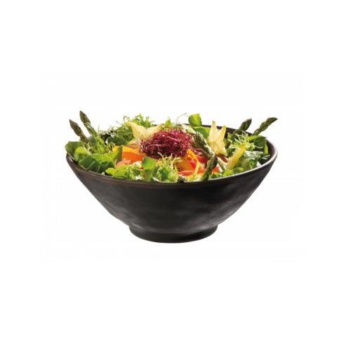 APS Schale Marone Schwarz Kunststoff 21 cm 8.5 cm - Material: Melamin - Schale
