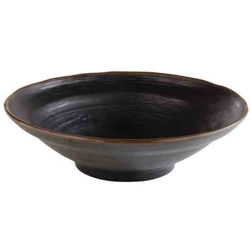 APS Schale Marone Schwarz Kunststoff 30.5 cm 8.5 cm - Material: Melamin - Schale