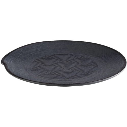 APS Teller Dark Wave Schwarz Kunststoff 27 cm - Material: Melamin - Teller