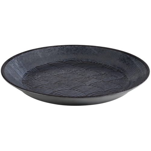 APS Schüssel Dark Wave Schwarz Kunststoff 32 cm 3.5 cm - Material: Melamin