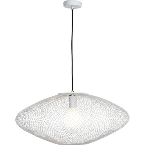 Pendellampe Amour Weiss Metall 60 cm 150 cm - Pendellampe