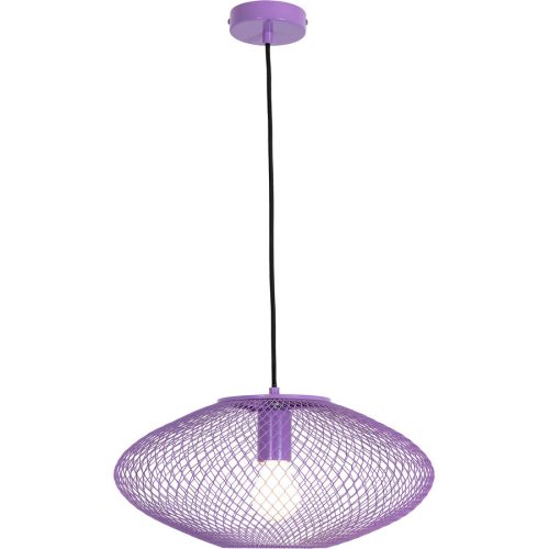 Pendellampe Amour Lila Metall 40 cm 150 cm - Pendellampe