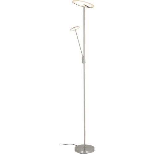 Stehlampe Cellara Metall/Kunststoff chrom 24+6.2W LED - LED - Lichtfarbe: Extra warmweiss - Material: Metall/Acryl - Stehlampe- LED Energiesparlampe